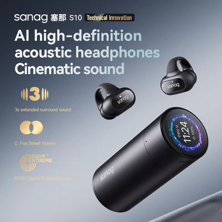 sanag-shop-details-s10-ai high-definition acoustic headphones cinematic sound